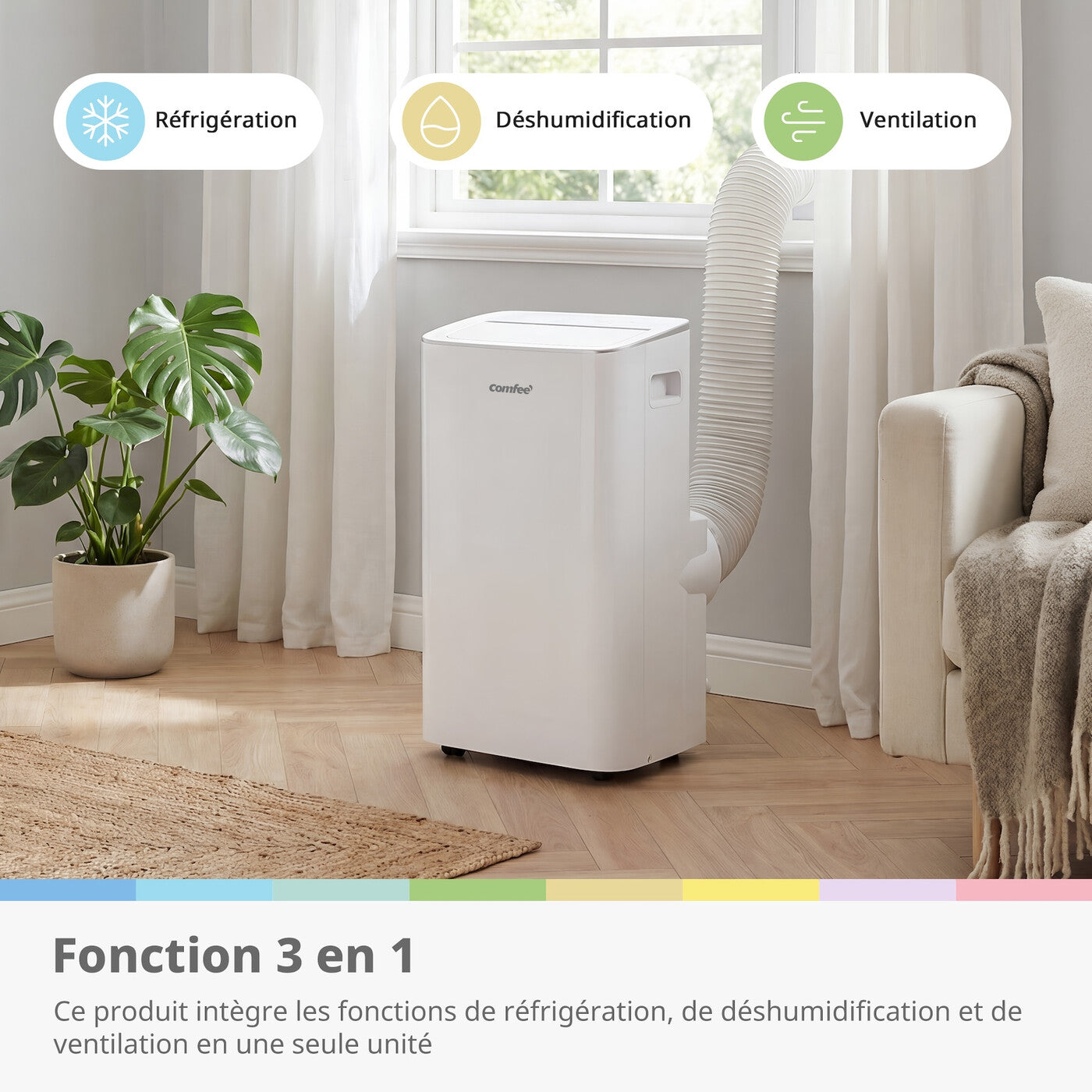 COMFEE Breezy Cool 2.6 | Climatiseur Mobile Connecté 9000 BTU